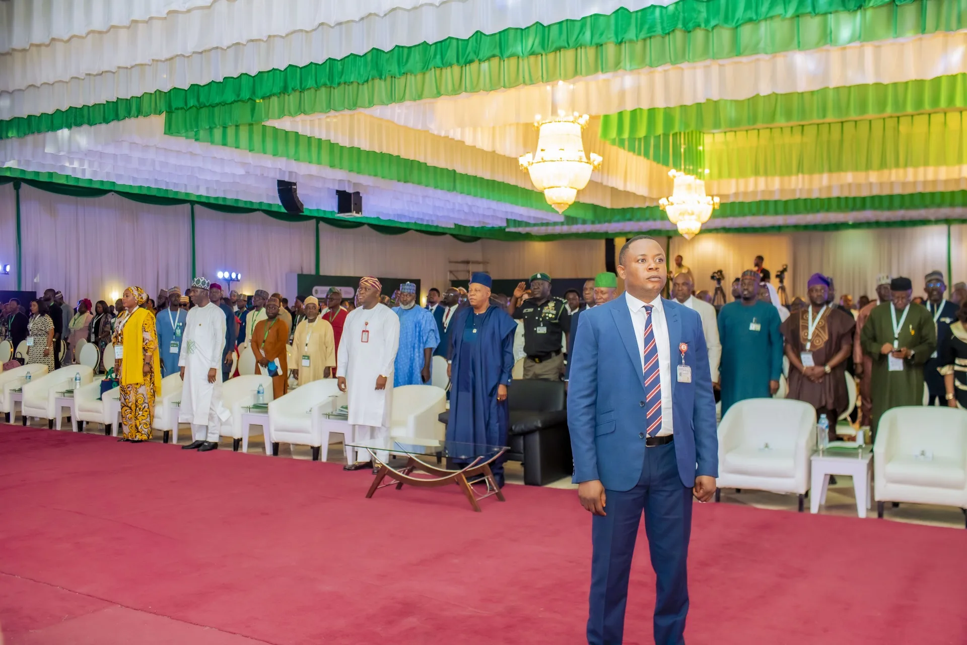Dignitaries at the inaugural summit
